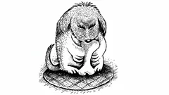 Old optical illusion: Can you spot the person hidden in the picture of a dog?